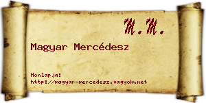 Magyar Mercédesz névjegykártya