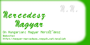 mercedesz magyar business card